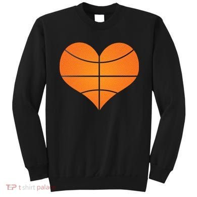 Basketball Shaped Heart Sweatshirt