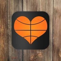Basketball Shaped Heart Coaster thumb 0