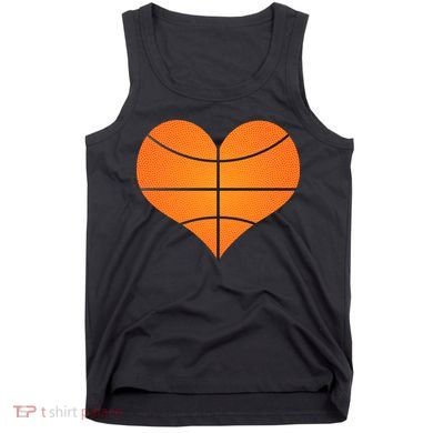 Basketball Shaped Heart Tank Top