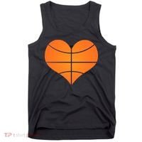 Basketball Shaped Heart Tank Top thumb 0