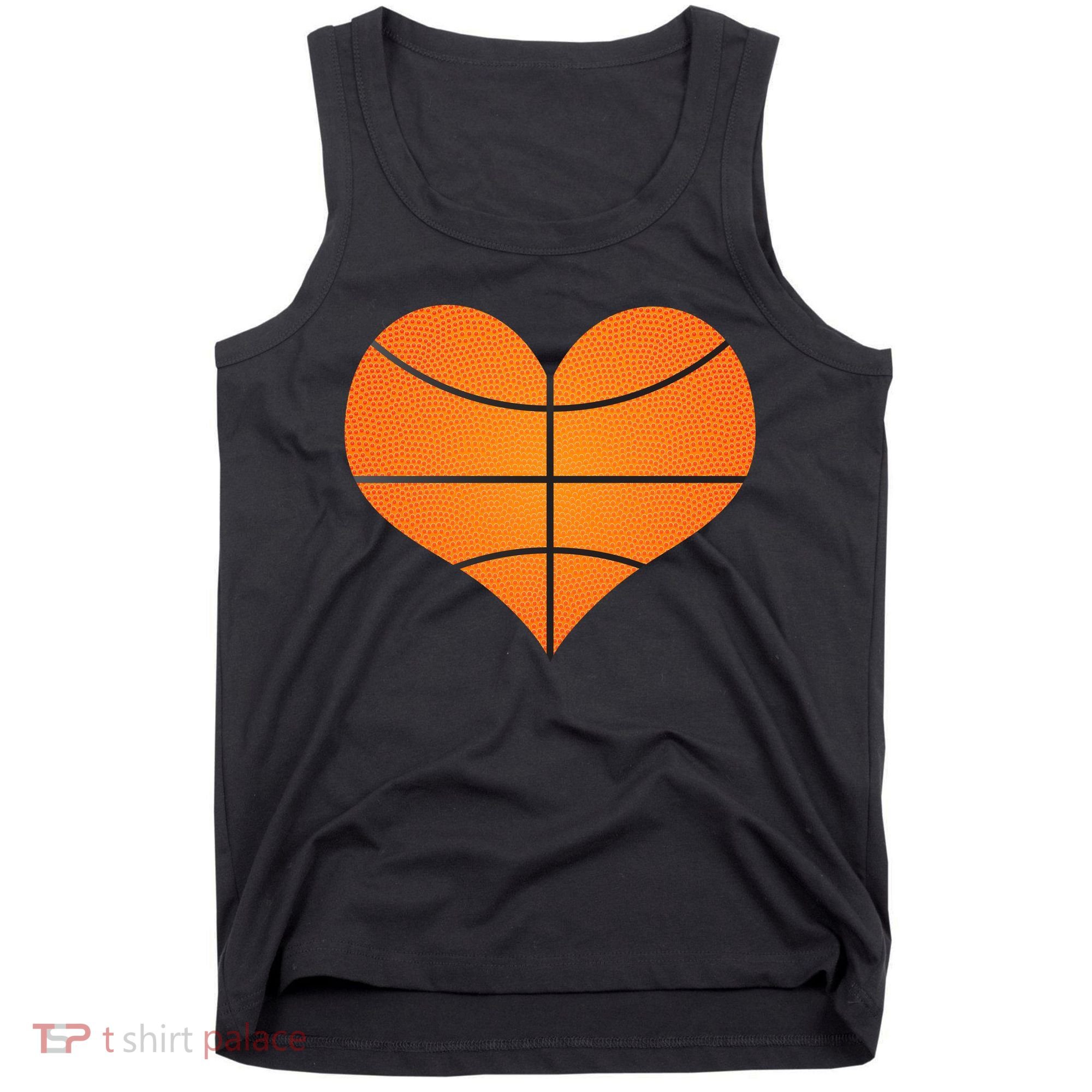 Basketball Shaped Heart Tank Top