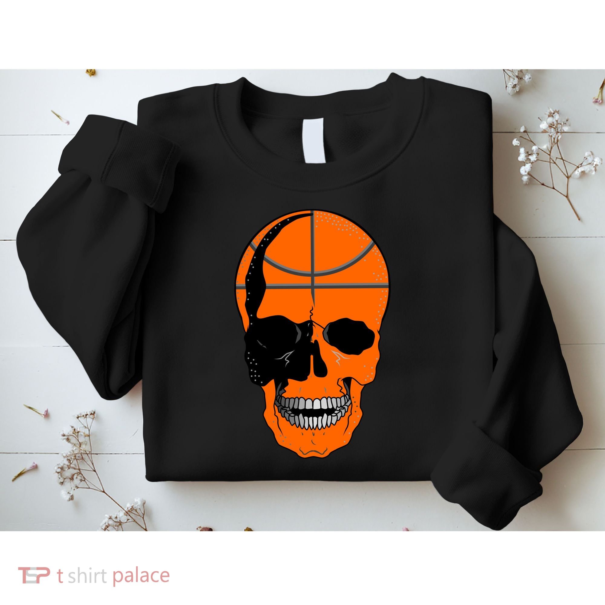 Basketball Skeleton Bone Skull Sweatshirt