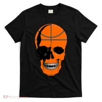 Basketball Skeleton Bone Skull T-Shirt thumb 0