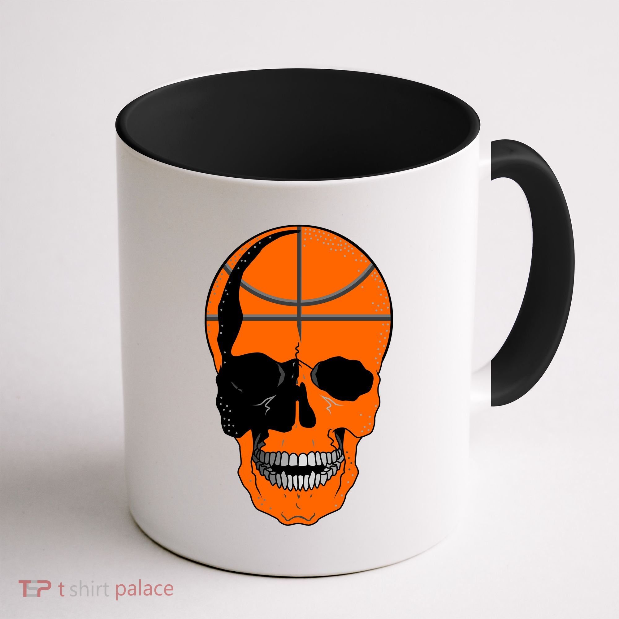 Basketball Skeleton Bone Skull Coffee Mug