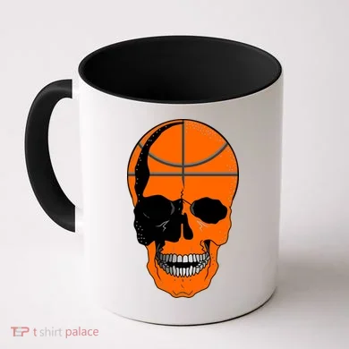 Basketball Skeleton Bone Skull Coffee Mug