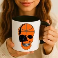Basketball Skeleton Bone Skull Coffee Mug thumb 3