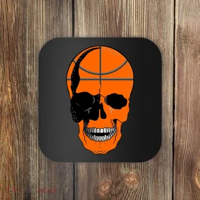 Basketball Skeleton Bone Skull Coaster