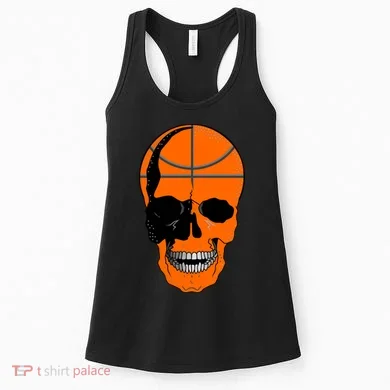 Basketball Skeleton Bone Skull Women's Tank Top