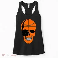 Basketball Skeleton Bone Skull Women's Tank Top thumb 0