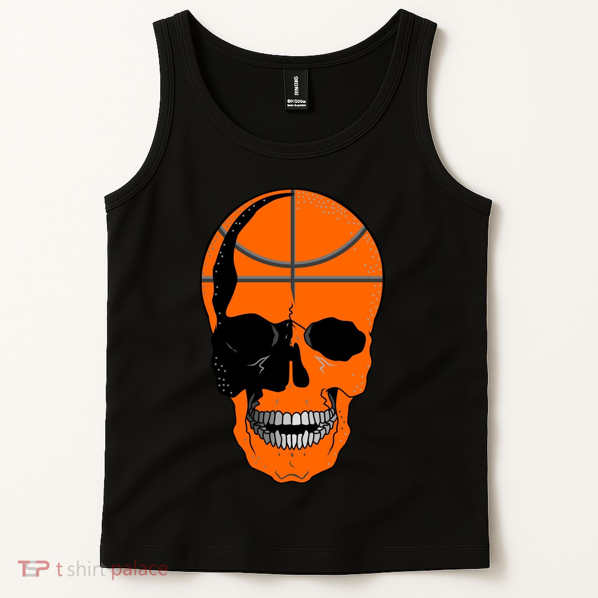 Basketball Skeleton Bone Skull Tank Top