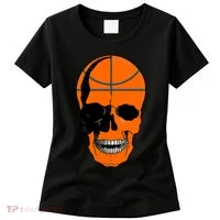 Basketball Skeleton Bone Skull Women's T-Shirt thumb 0
