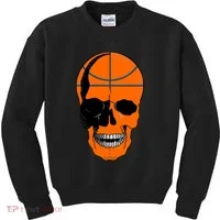 Basketball Skeleton Bone Skull Kids Sweatshirt thumb 0
