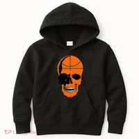 Basketball Skeleton Bone Skull Kids Hoodie thumb 0