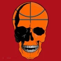 Basketball Skeleton Bone Skull Christmas Stocking thumb 1