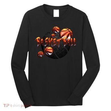 Basketball Stone Logo Long Sleeve Shirt