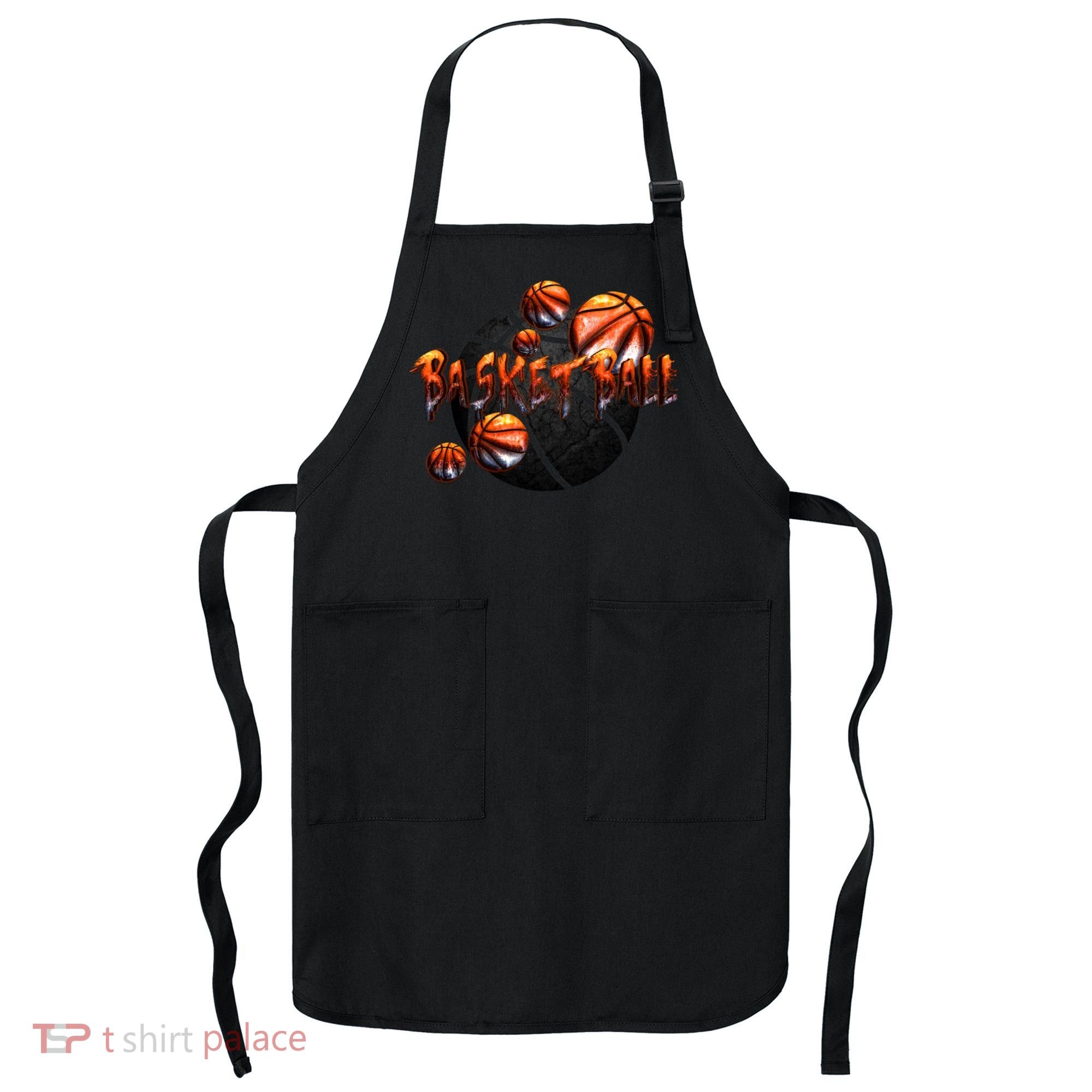 Basketball Stone Logo Apron