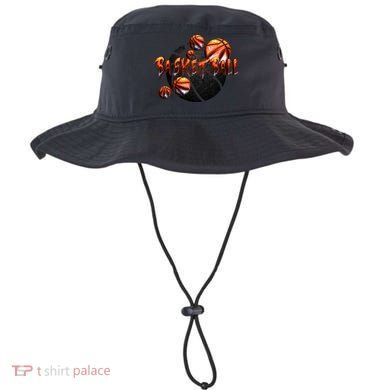 Basketball Stone Logo Bucket Hat