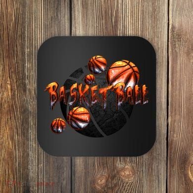 Basketball Stone Logo Coaster