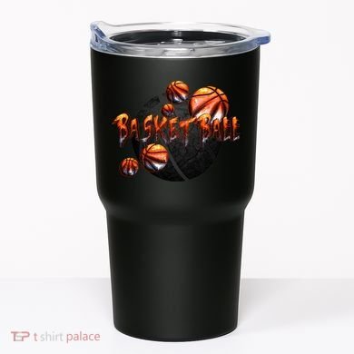 Basketball Stone Logo Tumbler