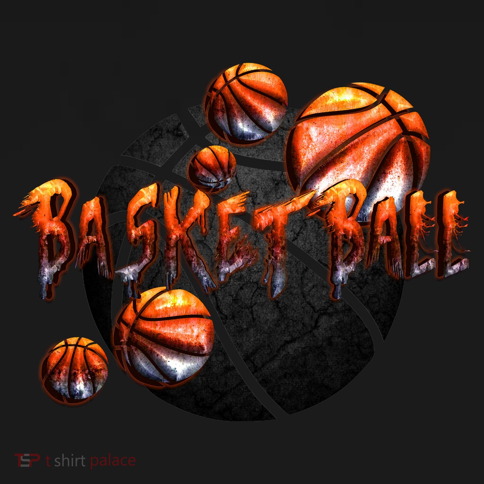 Basketball Stone Logo Mousepad