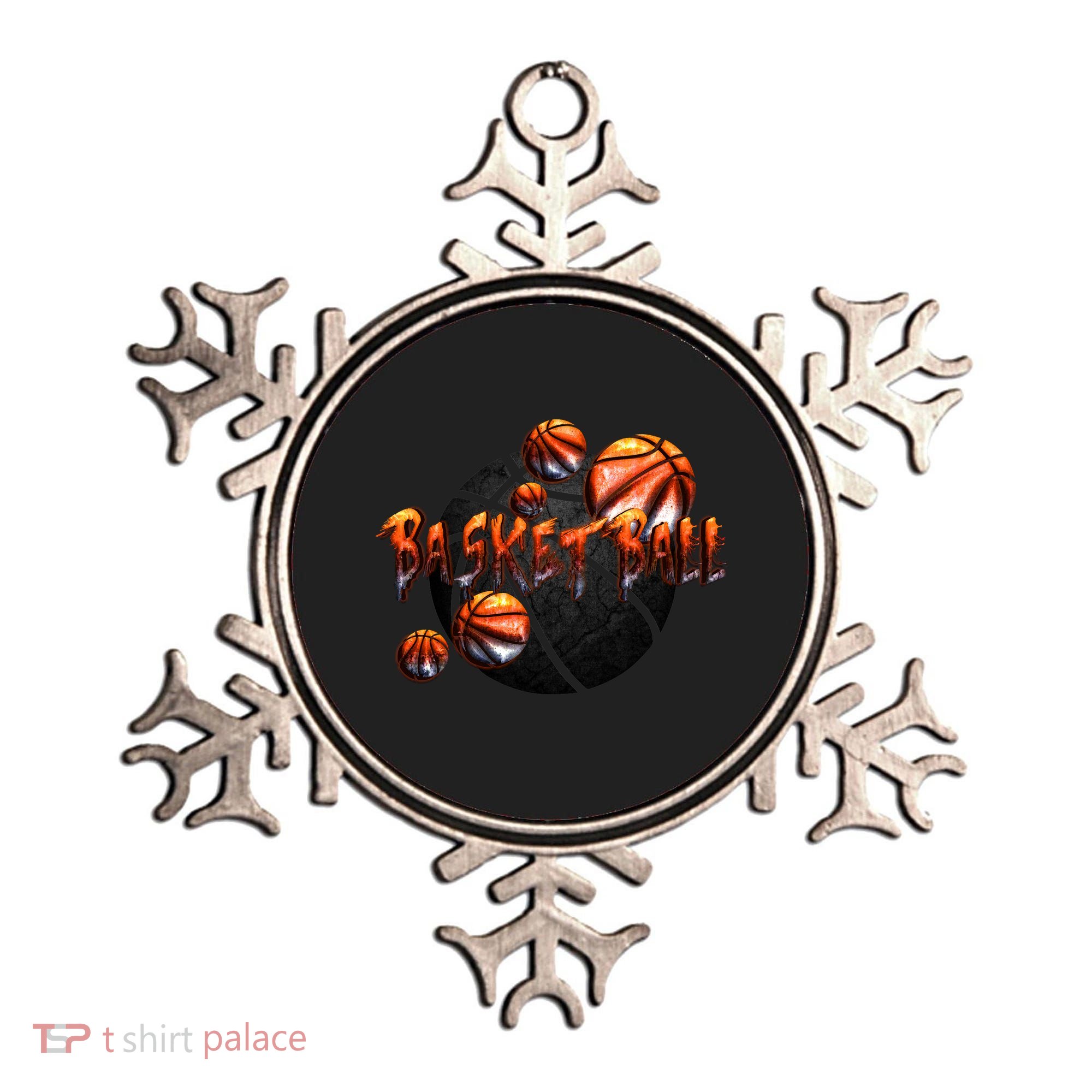 Basketball Stone Logo Ornament