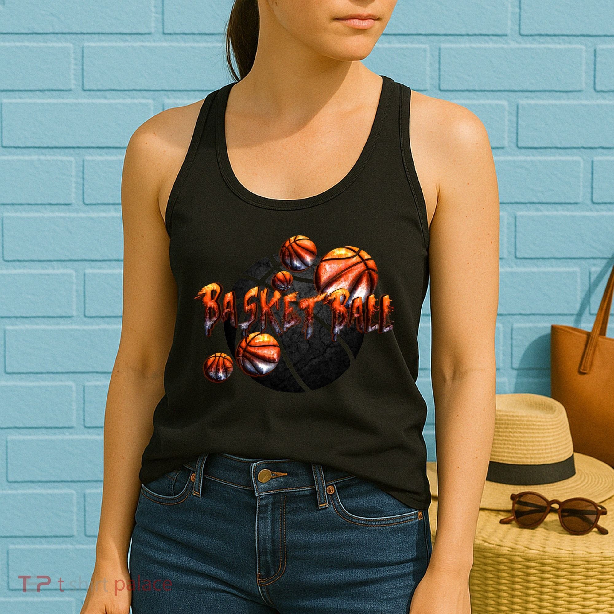 Basketball Stone Logo Women's Tank Top
