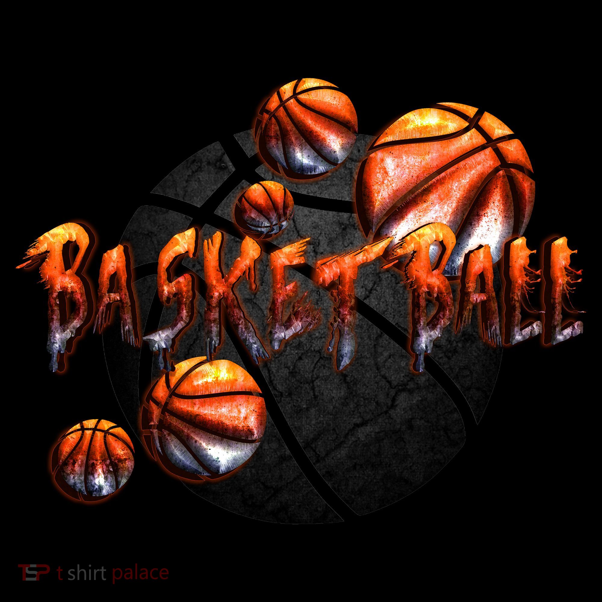 Basketball Stone Logo Women's Long Sleeve Shirt