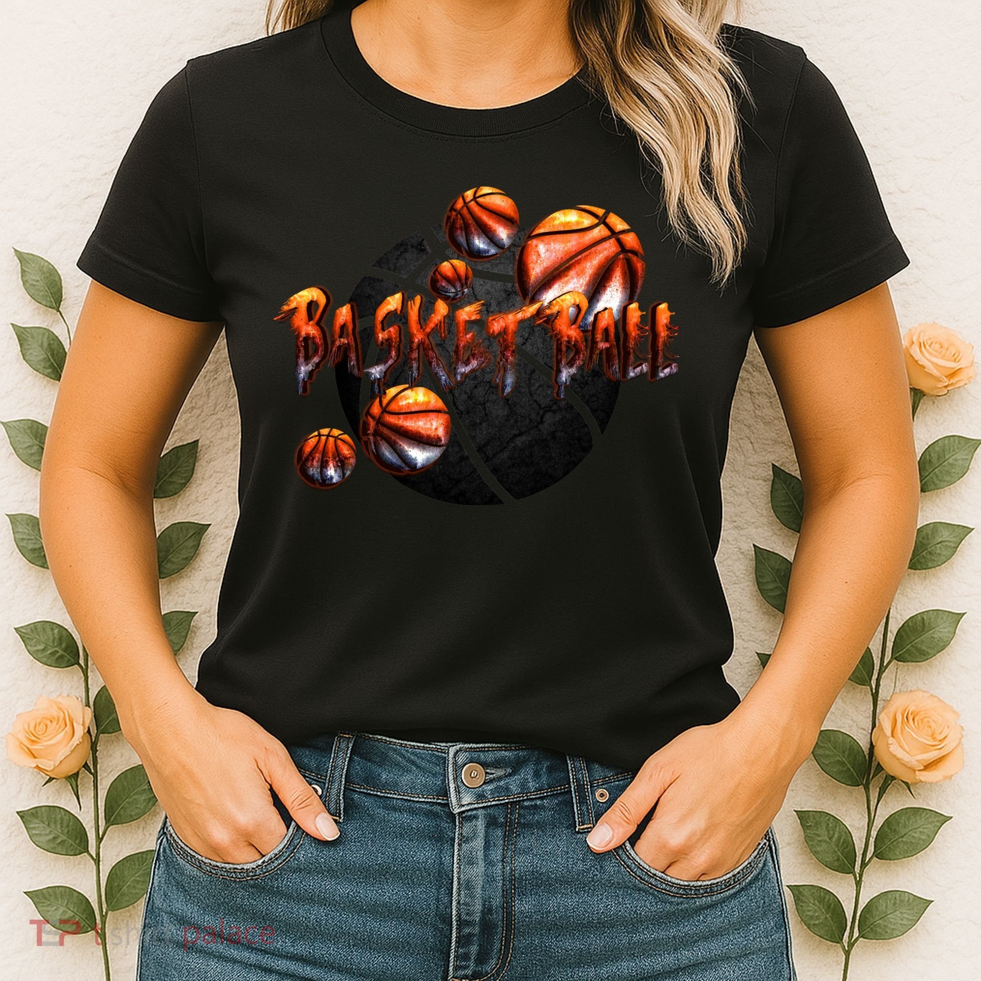 Basketball Stone Logo Women's T-Shirt
