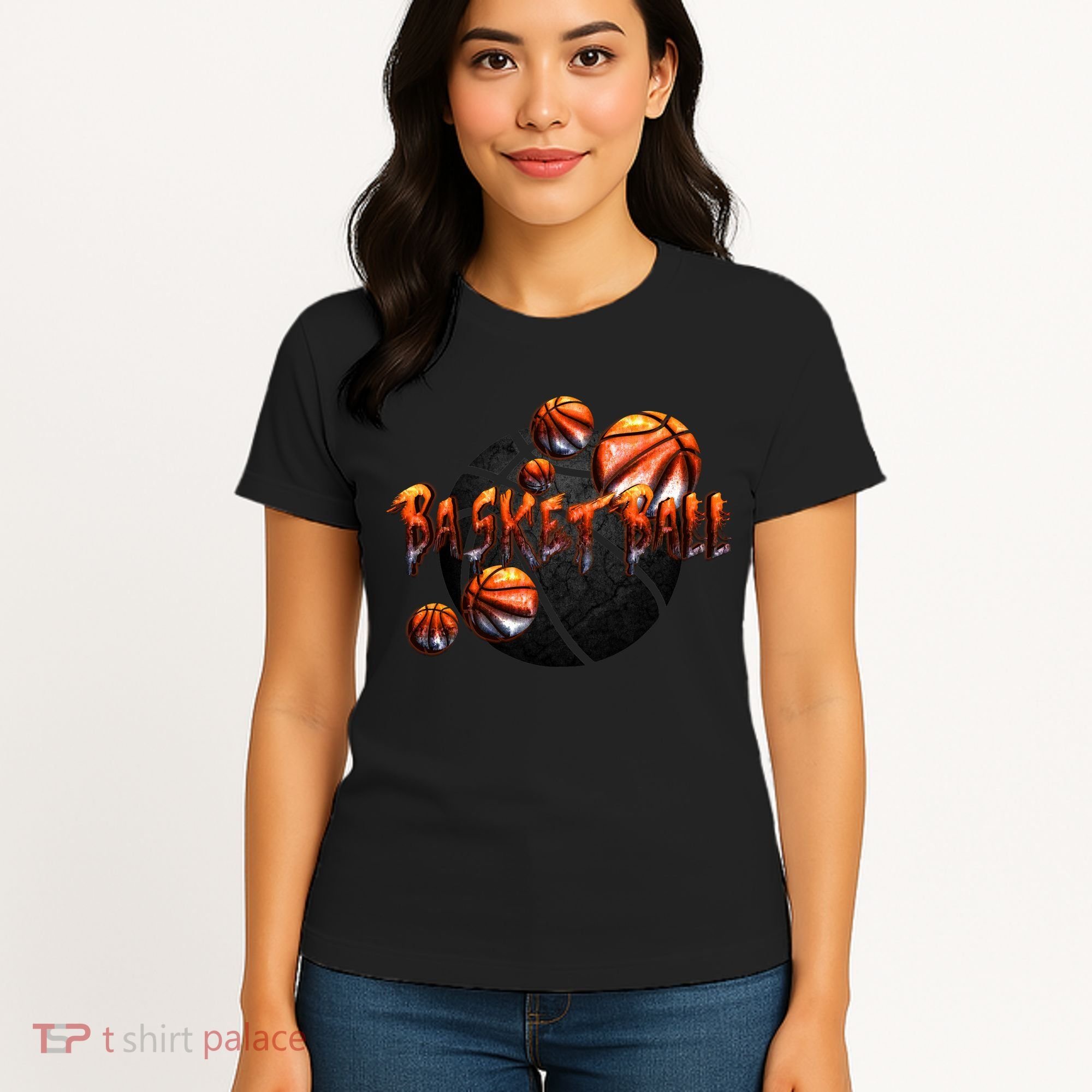 Basketball Stone Logo Women's T-Shirt