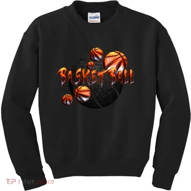 Basketball Stone Logo Kids Sweatshirt