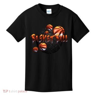 Basketball Stone Logo Kids T-Shirt