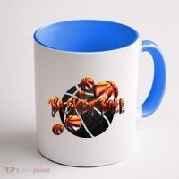 Basketball Stone Logo Coffee Mug thumb 1
