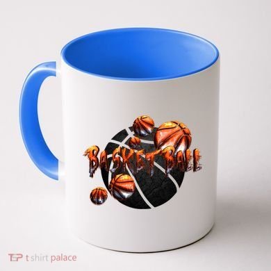 Basketball Stone Logo Coffee Mug