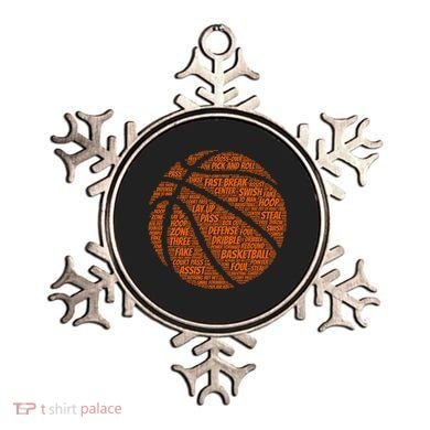 Basketball Word Text Art Ornament