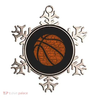 Basketball Word Text Art Ornament