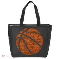 Basketball Word Text Art Tote Bag thumb 0