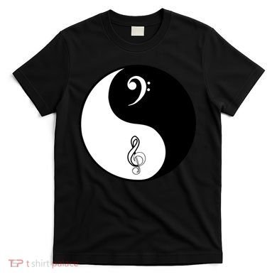 Bass & Treble Yin Yang Signs T-Shirt