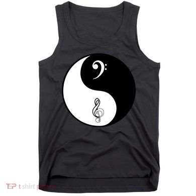 Bass & Treble Yin Yang Signs Tank Top