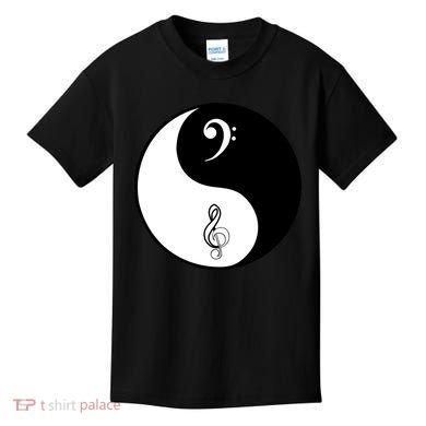 Bass & Treble Yin Yang Signs Kids T-Shirt