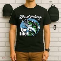 Bass Fishing For Life T-Shirt thumb 6