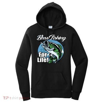 Bass Fishing For Life Women's Hoodie