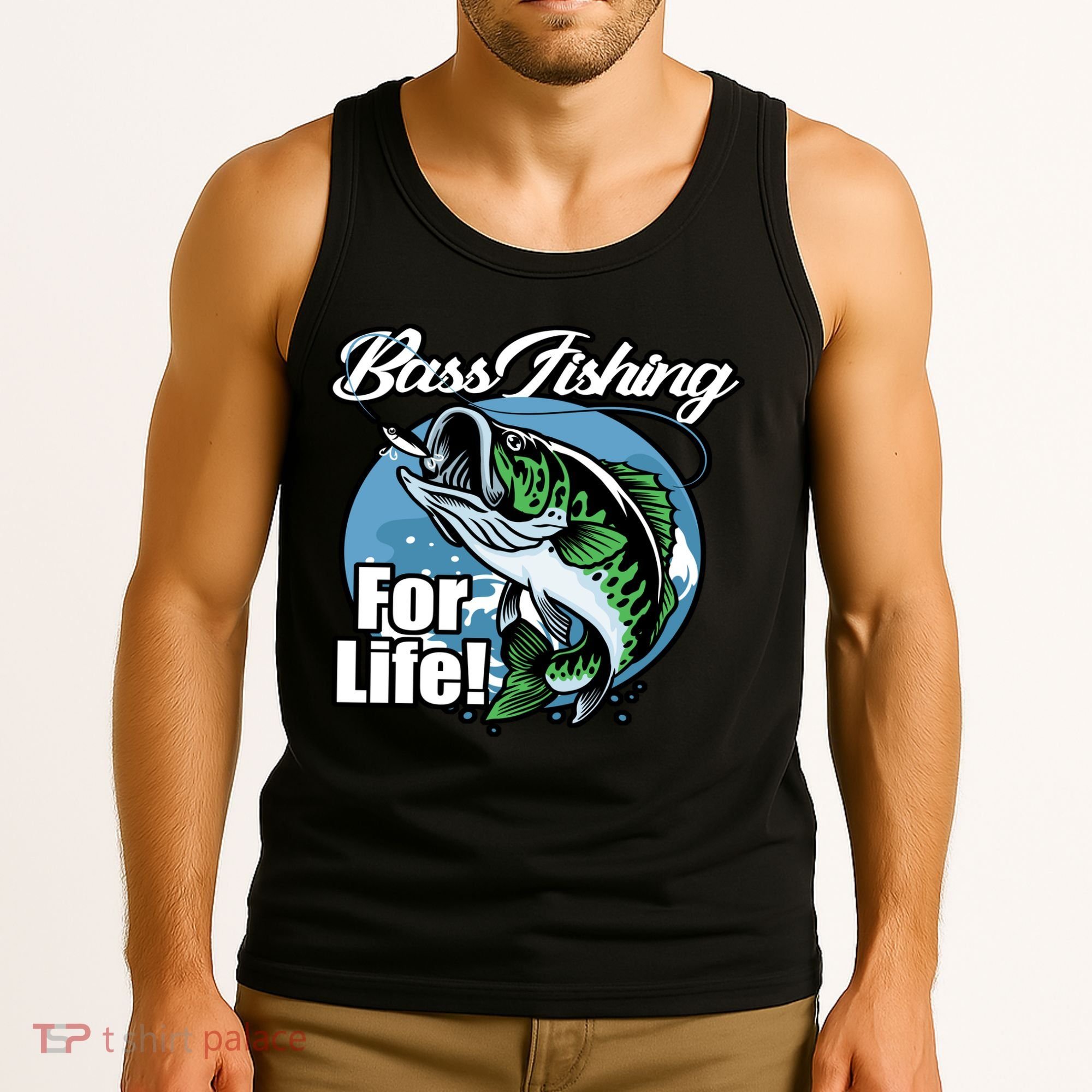 Bass Fishing For Life Tank Top