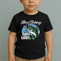 Bass Fishing For Life Toddler T-Shirt thumb 2