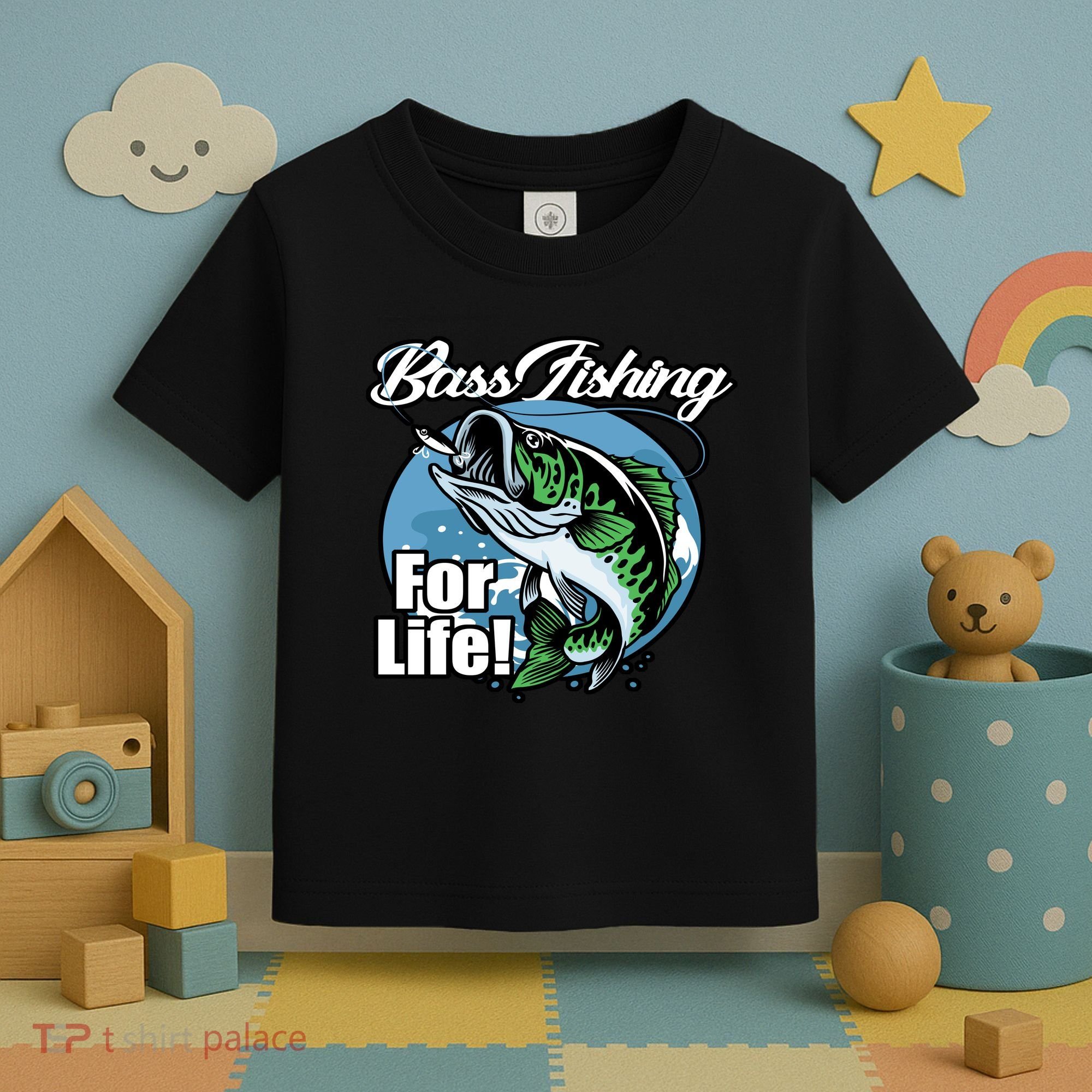Bass Fishing For Life Toddler T-Shirt