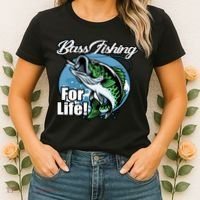 Bass Fishing For Life Women's T-Shirt thumb 2