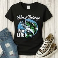 Bass Fishing For Life Women's T-Shirt thumb 3
