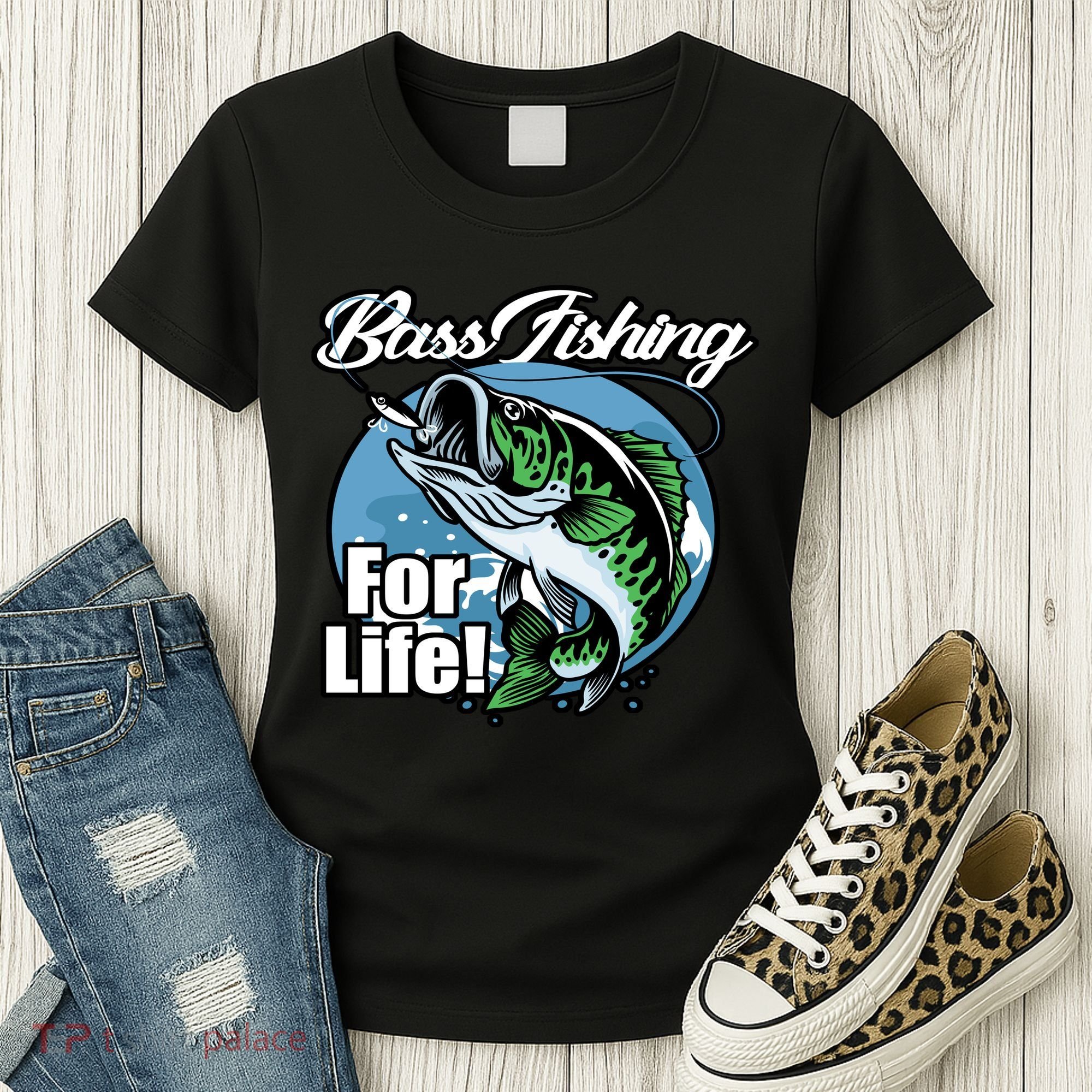 Bass Fishing For Life Women's T-Shirt