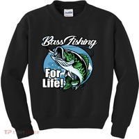 Bass Fishing For Life Kids Sweatshirt thumb 0