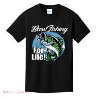 Bass Fishing For Life Kids T-Shirt thumb 0