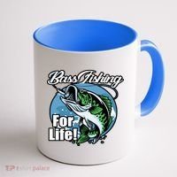 Bass Fishing For Life Coffee Mug thumb 1
